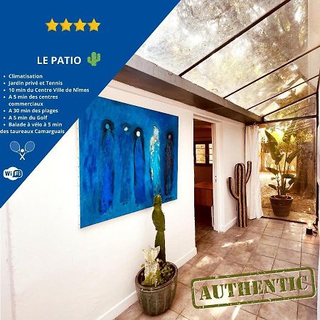 Le Patio, Jardin Privatif, Tennis Nimes Luaran gambar