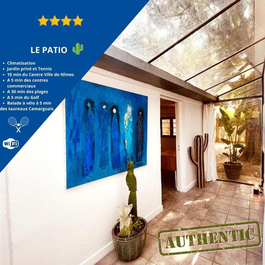 Le Patio, Jardin Privatif, Tennis Nimes Luaran gambar